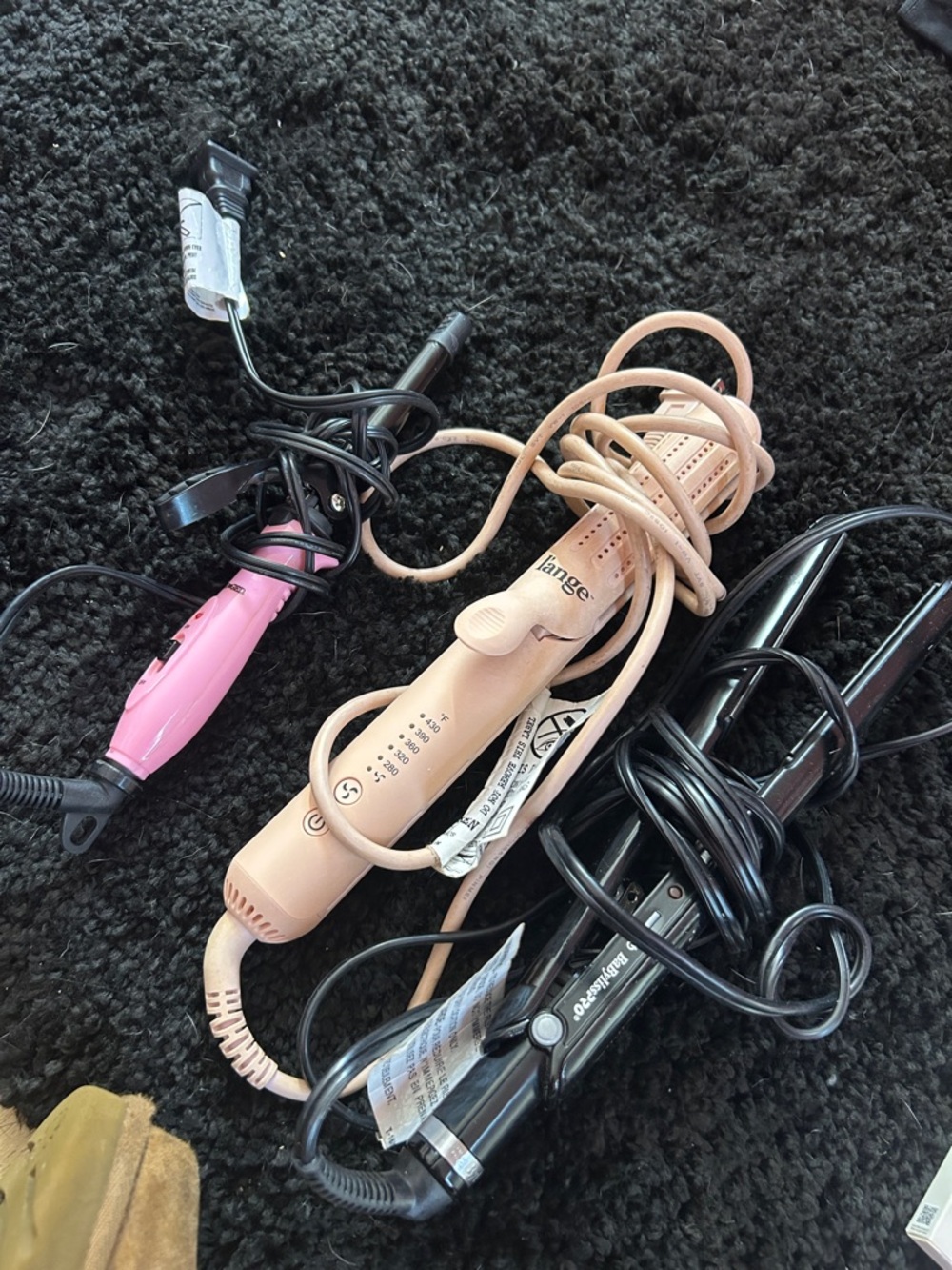 Beige Curling Iron - Unbranded